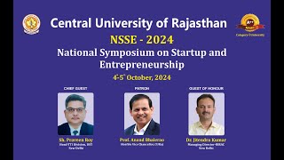 National Symposium on Startup and Entrepreneurship NSSE 2024 [upl. by Yahc]