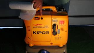 How to change the oil in the Kipor IG1000P inverter generator kipor IG1000 initial oil change [upl. by Cirda]