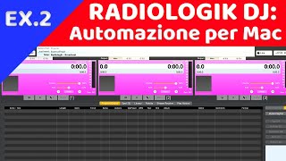 Automazione radiofonica per Mac Radiologik DJ Parlo In Radio EX 2 [upl. by Acirahs]