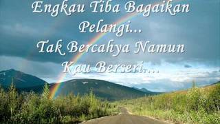 Pelangi Petang  Sudirman with lyrics [upl. by Ridinger]