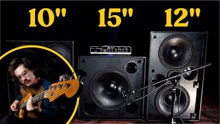 10 vs 15 vs 12 Does bass speaker size matter [upl. by Harat]