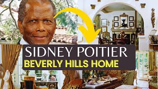 Sidney Poitier  House Tour  Actor SIDNEY POITIER Beautiful Residence in Beverly Hills [upl. by Downing]