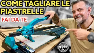 Come tagliare facilmente le piastrelle fai da te Metodo manuale Con il tagliapiastrelle vevor 120 [upl. by Rodolphe]