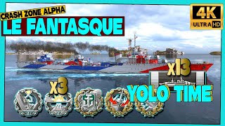 Destroyer Le Fantasque YOLO TIME  World of Warships [upl. by Pesvoh]