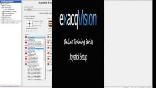 Joystick setup  exacqVision Online Training Series [upl. by Shaff]