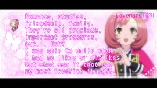 Pretty Rhythm Rainbow Live  Naru  Hato Iro Toridori Mu  ENG Lyrics Full [upl. by Elvera]