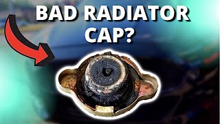 SYMPTOMS OF A BAD RADIATOR CAP [upl. by Ytirev]