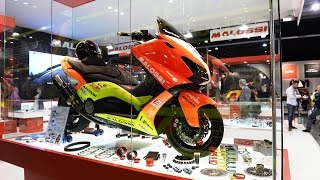 TMax 560  Malossi EICMA 2015 [upl. by Eecyal558]