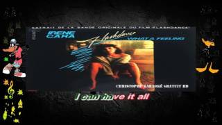 Irene Cara Flashdance What A Feeling Extrait du film Flashdance Karaoké [upl. by Abihsat]