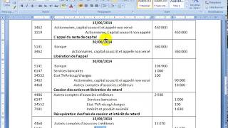 Comptabilité des sociétés S4 partie 24 quot exercice 5 cas dactionnaire défaillant quot [upl. by Acissej463]