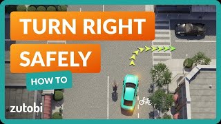 How to Turn Right at an Intersection  Driving Tips [upl. by Blank]