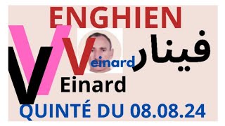 ENGHIEN LE 08082024 QUINTÉ ANALYSE PAR LE VEINARD DU JEUDI france horse belgique maroc [upl. by Blalock779]