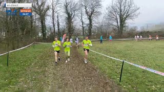 Course Sport Partagé Lycées  Championnats de France UNSS de Crosscountry 2024 [upl. by Namrac]