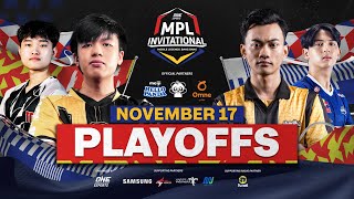 FILIPINO ONE Esports MPL Invitational 2023  Day 3  Playoffs [upl. by Edaw]