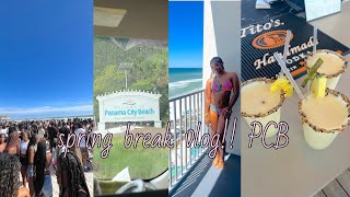 Spring Break Vlog PCB road trip  Beach  Dinner  Late nights [upl. by Mapes]