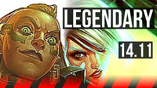 ILLAOI vs RIVEN TOP  Legendary Rank 14 Illaoi  NA Challenger  1411 [upl. by Alburga56]