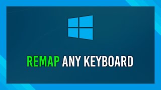 How to remap keys on ANY KEYBOARD  Windows 10  11 [upl. by Winifred]