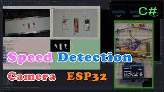 Speed detection can be done with only one camera arduino esp32 opencv  2023 AI Tech [upl. by Wallford]