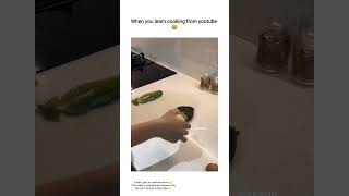 When you learn cooking from youtube 🤣 explore meme [upl. by Marucci]