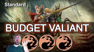 MONO RED VALIANT rules 🔥🔥🔥 MTG Arena Bloomburrow Standard Deck 2024 [upl. by Eittod]