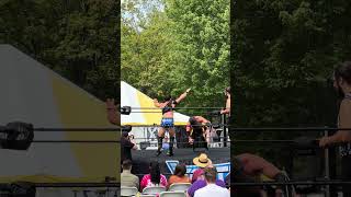 Dante Drago Shows us His Moves  Xcite Wrestling Spiedie fest  August 5 2023 [upl. by Doolittle]