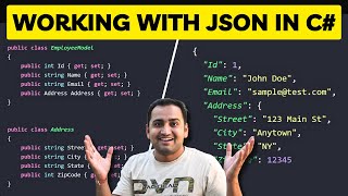 Serialization and Deserialization in C using SystemTextJson  Complete Course [upl. by Clarine]