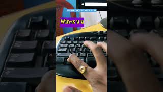 Pc Tips 1 Shutdown easy tips youtubeshorts computer pcrepair [upl. by Anawd590]