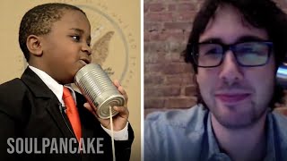 Kid President FINALLY Interviews Josh Groban [upl. by Ardnalak]