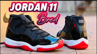 SIMPLY ICONIC Jordan 11 OG Bred Quality check review amp on foot 🔥🔥 [upl. by Eelirrem]