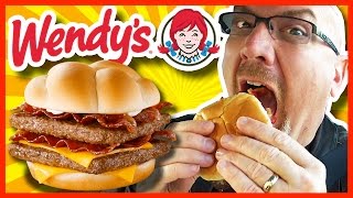 Wendys BACONATOR® Review and Drive Thru Test LOTS OF BACON [upl. by Sungam]