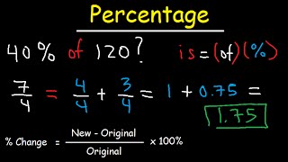 Percentage Word Problems [upl. by Etnwahs19]