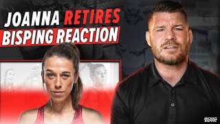 BISPINGs EMOTIONAL REACTION  Joanna RETIRES  BULLET Valentina is HUMAN  UFC 275 [upl. by Clymer]