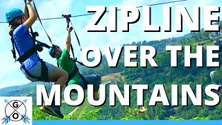 ZIPLINE ANAKEESTA  GATLINBURG TN  Getting Out RV Adventures Episode 11 [upl. by Folberth]