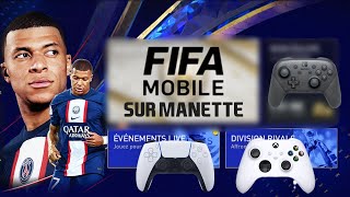 JE JOUE À FIFA MOBILE AVEC MA MANETTE [upl. by Healion814]