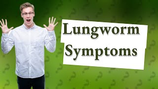 What are the signs of lungworm in dogs [upl. by Stuppy]