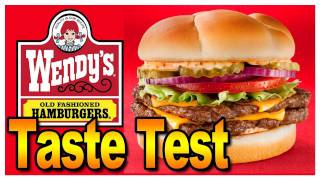 Wendys quotWquot Sandwich  Taste Test [upl. by Alaehs]