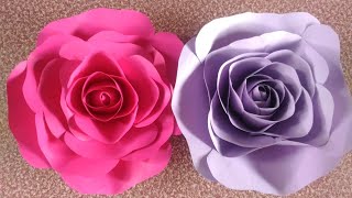 how to make cartolina flower DIYpaper flower september 2019 [upl. by Mella]