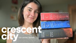 Full Crescent City Series Book Review  Fantasy Books Sarah J Maas Read with Me [upl. by Iturk]