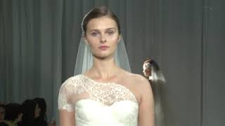 Monique Lhuillier Fall 2013 Bridal [upl. by Einon]