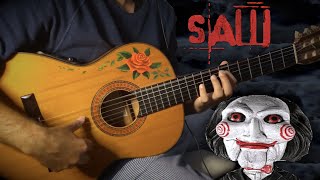 SAW THEME  HELLO ZEPP meets flamenco gipsy guitarist GUITAR COVER [upl. by Ejroj441]