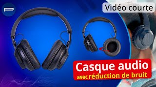 Casque audio avec fonction bluetooth 53 et réduction active de bruit Auvisio PEARLTVFR [upl. by Vidovic]