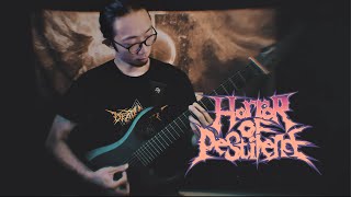 God given  Hell risen  Horror Of Pestilence GuitarPlaythrough [upl. by Ennagem]