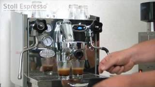 Stoll Espresso  Bezzera BB05 mit Timer und Izzo Alex Duetto in Aktion [upl. by Oileduab]