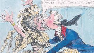 James Gillray quotPolitical Ravishmentquot  18th Century English Caricaturist [upl. by Ola]