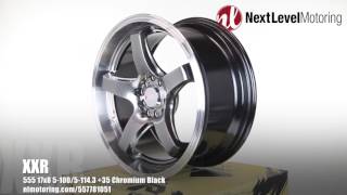 NLMotoringcom 360 XXR 555 17X8 Flat Black 510051143 35mm 555781022 [upl. by Papagena409]