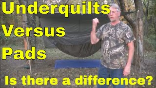 Hammock Camping Underquilts VS Sleeping Pads Is there a Difference [upl. by Manbahs]