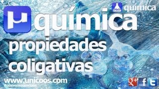 QUIMICA Aumento ebulloscopico y Punto de Ebullicion PROPIEDADES COLIGATIVAS [upl. by Auqenehs]