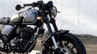 New Custom Build GPX Legend 200ccWalk Around Exhaust sound  Brat Café Racer 2021 [upl. by Jennifer351]