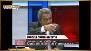 Kamer Genç anlatıyor Tunceli Dersim meselesi  Haber Masası 26 Eylül 2013 Ulusal Kanal [upl. by Soelch]