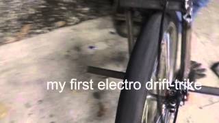 Motorised Drift Trike ELECTRIC [upl. by Joete]